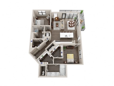 a234 floor plan 1 bedroom 1199 square feet the